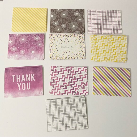 Craft Smith Textured Cards Lot 80 Cards Set Blackberry Lemon - Picture 13 of 14